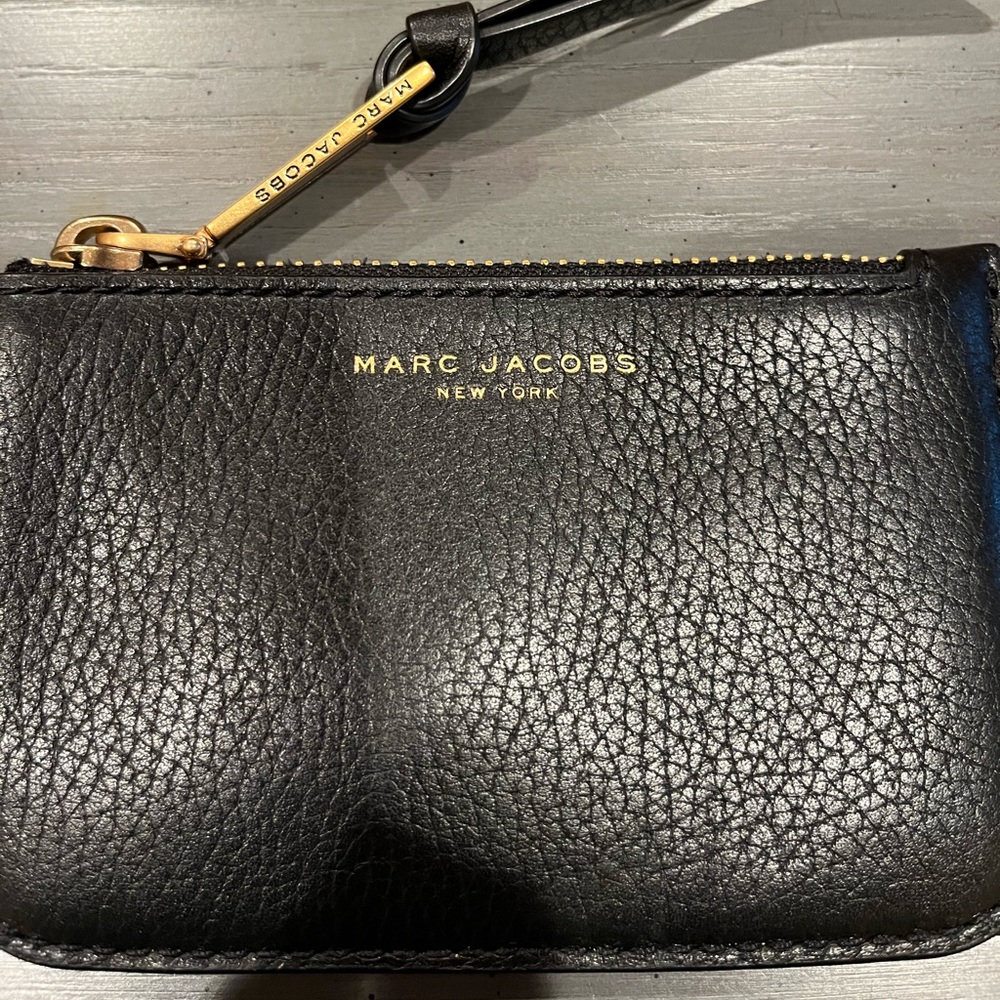 *SOLD* Marc Jacobs Black Coin Card Key Pouch Wallet - Picture 3 of 13